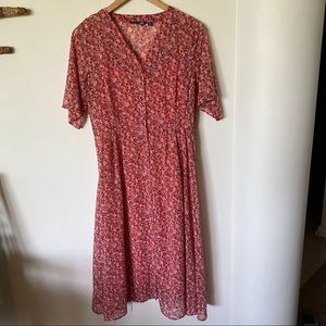NWOT Uniqlo Studio Sanderson Floral Dress M